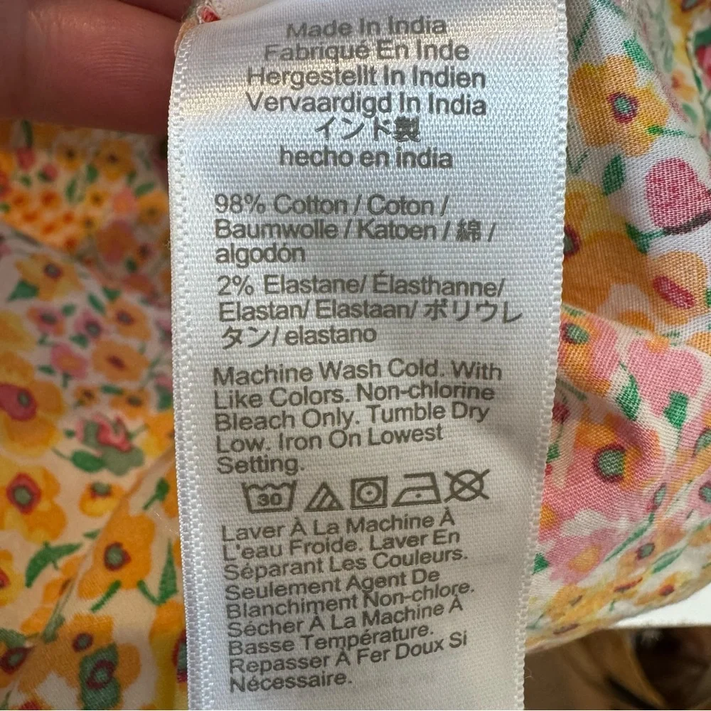 J.Crew Floral Sleeveless Midi Dress Size 8 - Picture 12 of 12